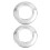 2 Pcs Double Layer Steam Rack Steamer Pot For Cooking Silver 1