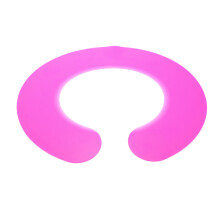 1Barber Silicone Cape Waterdicht Rosé, Unisex Haarsalon Nekwrap