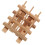 Solid Wood Storage Rack Office Wooden Folding Beech Bobbin Thread 7