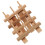 Solid Wood Storage Rack Office Wooden Folding Beech Bobbin Thread 8