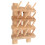 Solid Wood Storage Rack Office Wooden Folding Beech Bobbin Thread 10