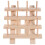 Solid Wood Storage Rack Office Wooden Folding Beech Bobbin Thread 3