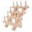Solid Wood Storage Rack Office Wooden Folding Beech Bobbin Thread 1