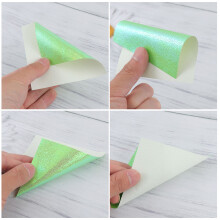 Diy Shimmer Paper Assorted Color Craft Use 150pcs