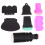 Nail Stamp Template Kit Assorted Color 7pcs 3