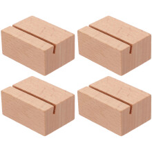 4St Kaartenhouders Bureau Organizer Lichtbruine Stijl