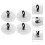 Percussion Cymbals For Cer Ball Party Copper 10pcs Silver 6