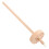 Sewing Yarn Wooden Stand Roller Spindle Thread Machine Khaki 1