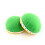 2Pièces Coussin Épingles Vert , Ovale Avec Dentelle, Pour Couture 2