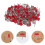 Aesthetic Thumb Tacks Decorative Push Pin Red Iron 200pcs 8