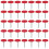 Aesthetic Thumb Tacks Decorative Push Pin Red Iron 200pcs 1