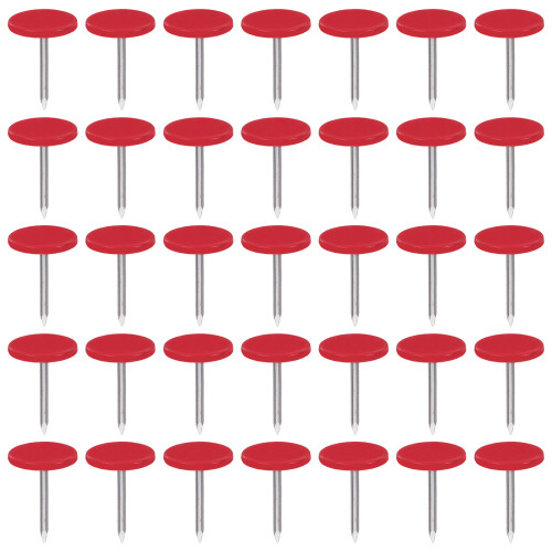 Aesthetic Thumb Tacks Decorative Push Pin Red Iron 200pcs