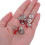 Aesthetic Thumb Tacks Decorative Push Pin Red Iron 200pcs 4