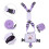 Leash For Cats Training Purple Polyester 1pack 5