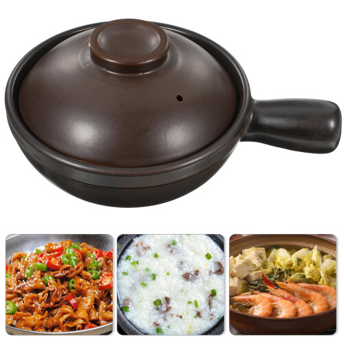 Ceramic Cooking Pot Porcelain Household Cookware 1pack 1