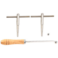 Raindrops Trombone Trumpet Repair Kit Wood 1 Set 8.74x3.94x0.63in