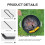 Raindrops Barbecue Grill Cleaning Tools Ash Alloy 1set 9