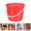 Pp Material Water Bucket 3pcs 9.4x7.5x6.3in 10