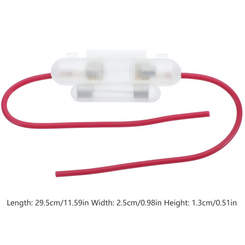 Engine Switch Motorcycle Fuse Man 29.5x2.5x1.3cm Red 1