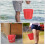 Pp Material Water Bucket 3pcs 9.4x7.5x6.3in 7