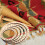 Raindrops Weaving Tapestry Bottom Tapestry Weaving Base Wood 5pcs 3