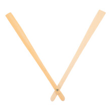 2pcs Crafts Hand Fan Parts For Diy Bamboo Material Daily Use