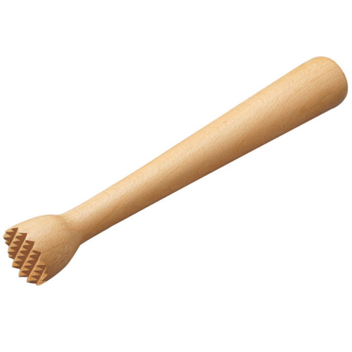 Ergonomic Beech Muddler For Bar And Home Cocktail Mixing 1pc