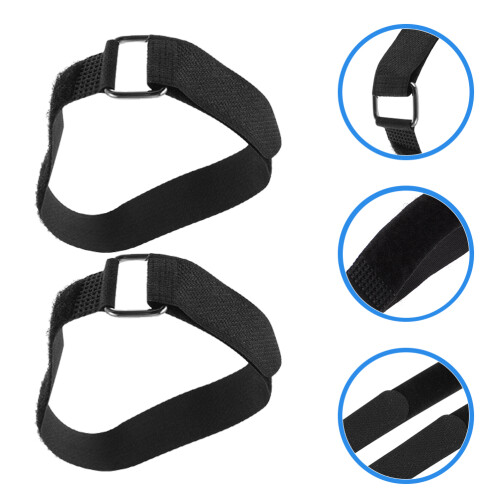 Shin Guards Strap Nylon Black 25pcs 1
