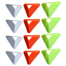 20 Pcs Football Training Sign Plate Child Accessory Triangle Markers