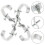 Truss Lighting Clamps Event Lighting 4pcs Silver 6