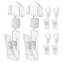 Plastic Display Clips Price Clips Claw Shape 6pcs