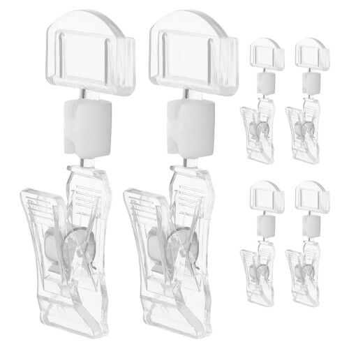 Plastic Display Clips Price Clips Claw Shape 6pcs