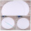 Oval Canvas Boards White Cotton 2pcs Art Classes 6