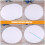 Oval Canvas Boards White Cotton 2pcs Art Classes 7