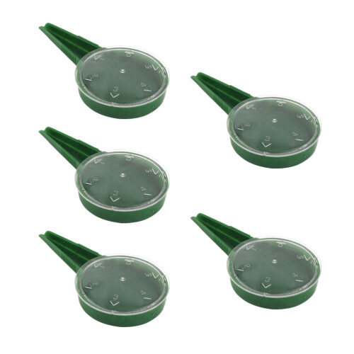 5Pcs Adjustable 5 Mode Portable Garden Seeder Tool Light Green 2