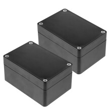 2 Pcs Electric Junction Box Waterproof Electrical Outdoor Enclosure