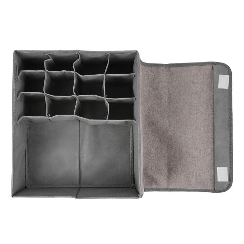 Waxiayu 13-Grid Foldable Drawer Organizer For Socks