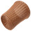 1Pc Woven Rubbish Container Light Brown Durable Rattan Trash Basket 1