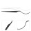 6 Pcs Lash Accessories Applicator Display Rack False Eyelash Tool 11