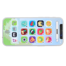 Russisches Babyphone Spielzeug Bildungsfähig Aufladbar Blau 12,5x6cm