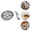 2 Pcs Plate Snail Dish For Oven 19.5x16.8cm Silver 5