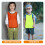 Soccer Vests Orange Form-Fitting Team Uniforms 12pcs 10