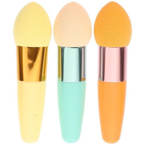 Foundation Makeup Sponge Oval Makeup Sponge 3set Back To School