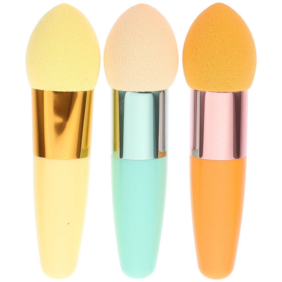 Inoomp Foundation Makeup Sponge Oval Makeup Sponge 3Set Back To School