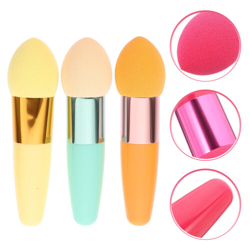 Foundation Makeup Sponge Oval Makeup Sponge 3set Back To School 2