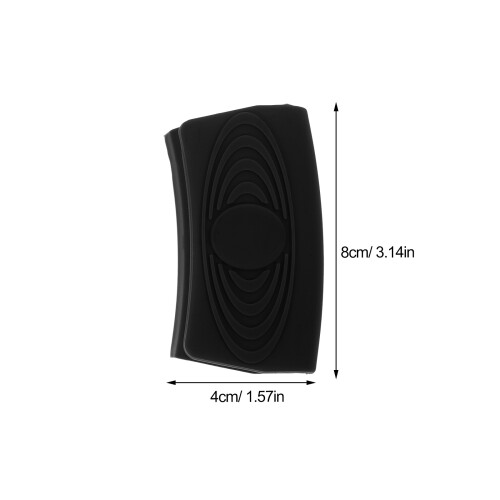 Silicone Pot Handle Holders Black 2set 1