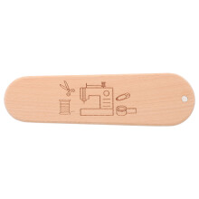 Ergonomische Naaipers Beige Met Ingebouwde Meetliniaal