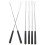 Barbecue Tools 6pcs U-Shaped Yellow Reusable Grilling Forks 11