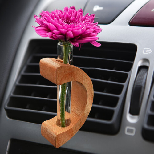 Car Diffuser Bottle Wood 1pack 4.3x2.9x1.2in 2