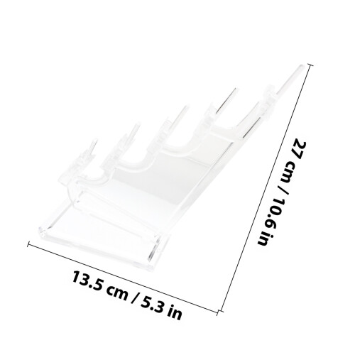 Acrylic Display Stand Glasses Holder Riser Transparent 1